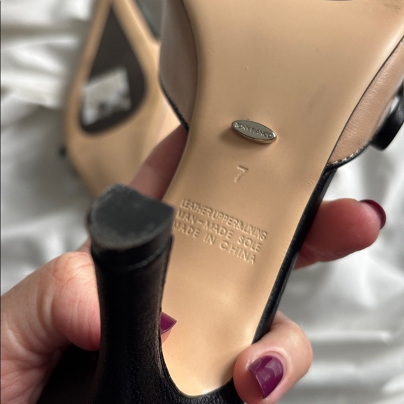 Tony Bianco Black and Tan Mules - Picture 5 of 6